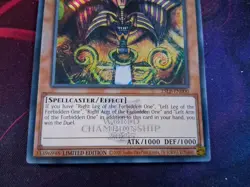 Exodia the Forbidden One 25LP-EN000 Yugioh Emblazoned Foil Ultra Rare MINT 2025 - Image 4