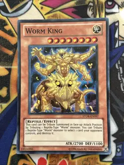 Worm King STOR-EN097 Near Mint Super Rare Unlimited Edition Yu-Gi-Oh - Image 1