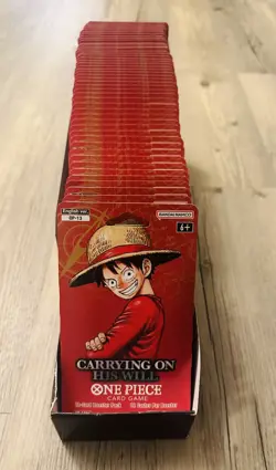 One Piece OP-13 Carrying on His Will Sleeved Booster Packs display 50 packs lot - Image 1