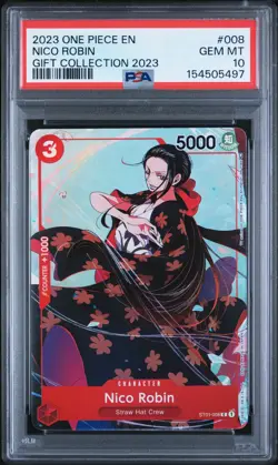 2023 ONE PIECE GIFT COLLECTION 2023 #008 NICO ROBIN PSA 10 - Image 1