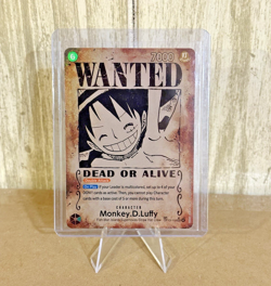 Monkey.D.Luffy Wanted Poster Carrying On His Will Alt Art SP OP13-118 One Piece - Image 1