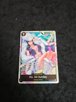 Ms. All Sunday Op14-084 Azure Sea Seven One Piece Card Game English TCG NM - Image 1