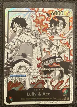 One Piece Starter Deck EX ST-30 Luffy & Ace (Parallel) - Image 1