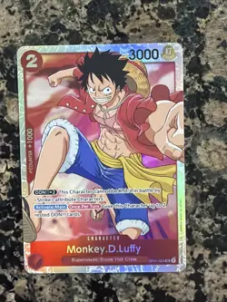 Monkey.D.Luffy OP01-024 One Piece TCG SR Super Rare English - Image 1