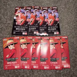 OP-13 & OP-16 One Piece TCG - Sleeved Booster Pack Lot of 10 English - Image 1