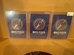 Lot Bandai One Piece TCG Mr. 3 (Galdino) OP16-056 SR Eng Blue x3 - Image 2