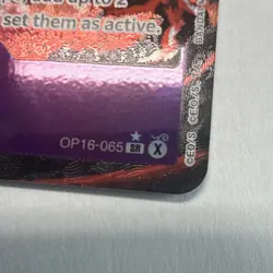 Bandai One Piece CCG Sakazuki OP16-065 Special Alt Art Foil Character 8000 - Image 2