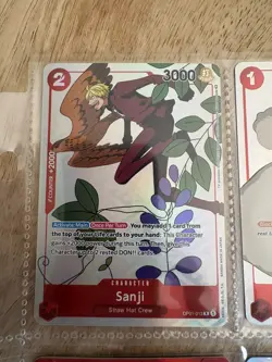 One Piece TCG Sanji OP01-013 Gift Collection 2023 English - Image 1