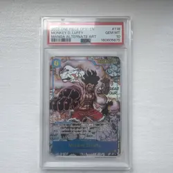 One Piece Monkey D. Luffy Manga Alternative Art OP11-118 PSA 10 English Edition - Image 1