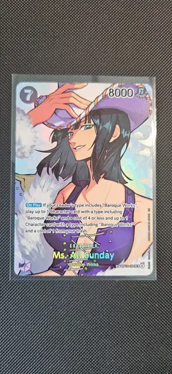 Ms. All Sunday (SP) OP14-084 SR The Time of Battle Near Mint - Image 3