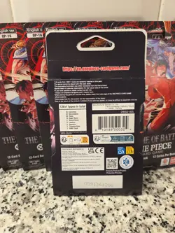 10x One Piece OP-16 The Time Of Battle Sleeved Booster (10 PACKS) - Image 3