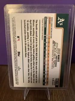 2025 Topps Chrome Update Nick Kurtz #USC178 X-Fractor RC Oakland Athletics - Image 2