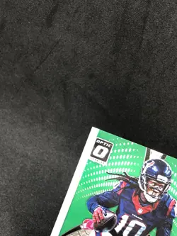 2016 Optic DeAndre Hopkins PROTOTYPE /5 GREEN PRIZM SSP No. 7 (5/5) LOTL BOOKEND - Image 3