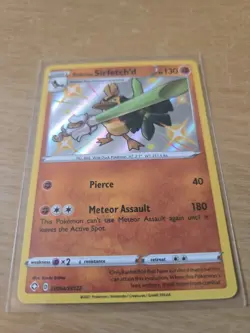 Pokemon Galarian Sirfetch'd Card SV064/SV122 Shining Fates - Image 1