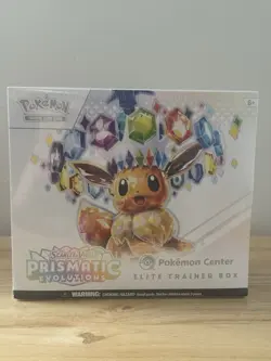 Prismatic Evolutions Pokemon Center Elite Trainer Box PC ETB Factory Sealed - Image 1