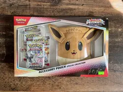 Pokemon TCG Prismatic Evolutions Accessory Pouch Special Collection Eevee SEALED - Image 1
