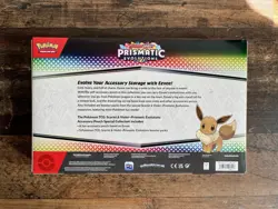 Pokemon TCG Prismatic Evolutions Accessory Pouch Special Collection Eevee SEALED - Image 2