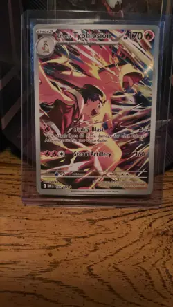 Ethan's Typhlosion 190/182 Sv10: Destined Rivals Illustration Rare Holo - Image 1