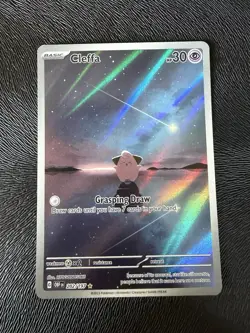 Pokemon TCG Cleffa 202/197 Obsidian Flames Illustration Rare Card - Image 1