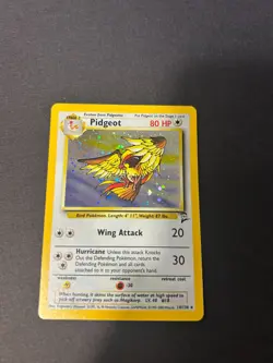Pidgeot 14/130 — Holo Rare — Unlimited — WOTC — LP - English - Base Set 2 - Image 1