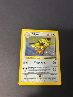 Pidgeot 14/130 — Holo Rare — Unlimited — WOTC — LP - English - Base Set 2 - Image 3