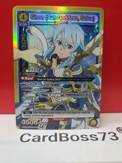 Sinon (Sun Goddess, Solus) Union Arena Super Rare UEO7BT/SAO-1-025 - Image 4