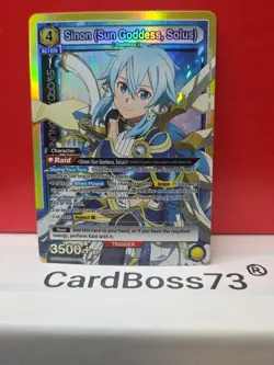Sinon (Sun Goddess, Solus) Union Arena Super Rare UEO7BT/SAO-1-025 - Image 5