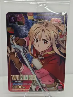 Asuna Winner Foil - UEPR /SAO-2-041 NM - Union Arena - SEALED - Image 1