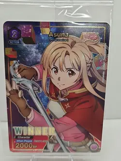 Asuna Winner Foil - UEPR /SAO-2-041 NM - Union Arena - SEALED - Image 1