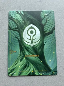 Calm Rune Alternate Art Showcase Foil 042a/298 Origins Riftbound - NM - Image 1
