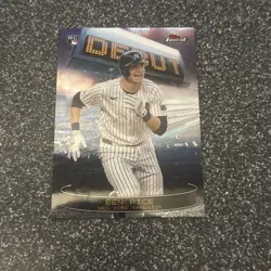 2025 Topps Finest Debut #D-8 Ben Rice RC - New York Yankees - Image 1