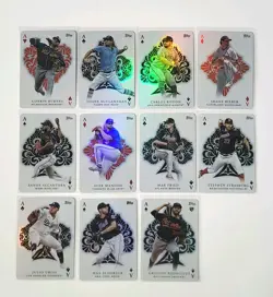 (11) 2023 Topps All Aces Insert Card Lot Purple Backs - Full List In Description - Image 1