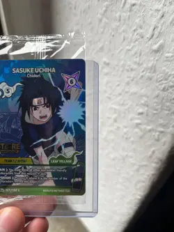Naruto Mythos Sasuke Uchiha 107/130 V Store Championship Winner Card - Image 2