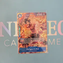 OP08-052 Portgas D Ace Alt Art English One Piece Card - Image 1