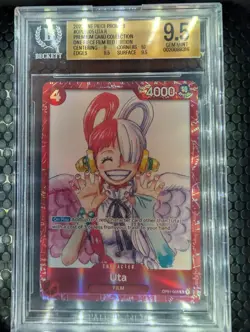 BGS 9.5 UTA 005 PREMIUM CARD COLLECTION FILM RED ENGLISH ONE PIECE - Image 1