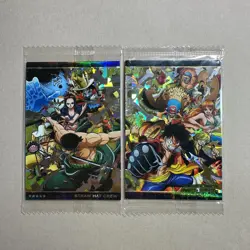 Straw Hat Crew - No.10-SEC1 & No.10-SEC2 - SEALED One Piece Wafer Cards B432 LL - Image 1