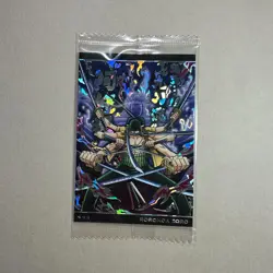 Roronoa Zoro - No.6-18 SR - SEALED One Piece Wafer Card Bandai Japan B467 LL - Image 1