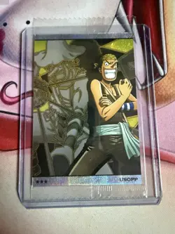 One Piece Wafers Card Usopp SR No.10-04 Holo Anime No opened japanese - Image 1