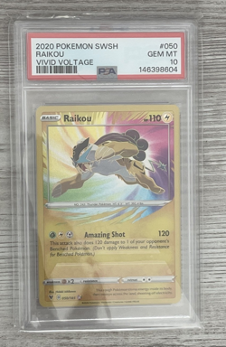 Pokemon PSA 10 Complete Set of 9 Amazing Rare Vivid Voltage/Shining Fates Cards - Image 4