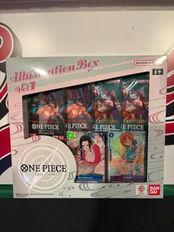 ONE PIECE ILLUSTRATION BOX VOL. 1 - FACTORY SEALED W/ BOA & O-NAMI PROMO CARDS - Image 1