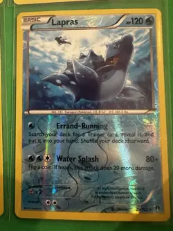 Pokemon Lapras Card Lot EX Reverse Holo Breakpoint Chilling Reign 6 Cards - Image 2