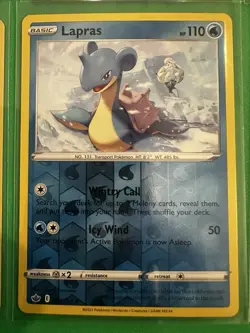 Pokemon Lapras Card Lot EX Reverse Holo Breakpoint Chilling Reign 6 Cards - Image 3