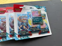US SELLER LOT OF 7 Journey Together 3 Pack Blisters (21 packs and 7 promo cards) - Image 2