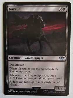 MTG Universes Beyond: The Lord of the Rings Nazgul Card #0338 - Image 1