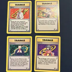 Pokemon TCG Gym Challenge Trainer Lot Of 4 - Image 1