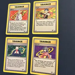 Pokemon TCG Gym Challenge Trainer Lot Of 4 - Image 2