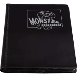 Monster 4 Pocket Trading Card Album Matte Black Binder, Anti Theft & Anti Drop - Image 4