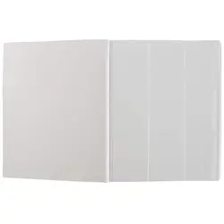 Monster 9 Pocket Trading Card Binder Holofoil White w White Pages Album, Anti - Image 5