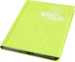 4 Pocket Trading Card Album Holofoil Lime Binder w Side Loading Pockets - Image 5