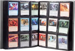 Monster 9 Pocket Trading Card Album Holofoil Gray Binder, Anti Theft & Anti - Image 3